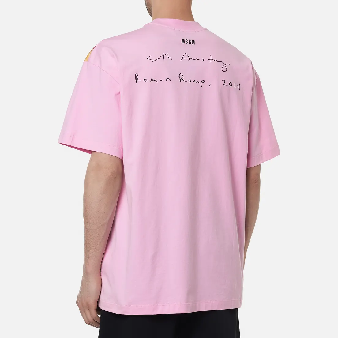 MSGM Мужская футболка x Seth Armstrong Capsule Print 3
