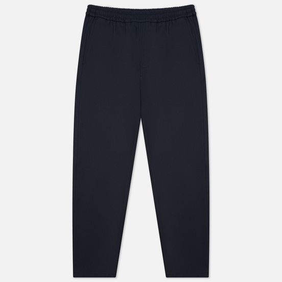 Мужские брюки MSGM Print Cotton Gabardine Navy