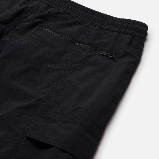 Мужские брюки MSGM Embroidery Logo Cargo Black
