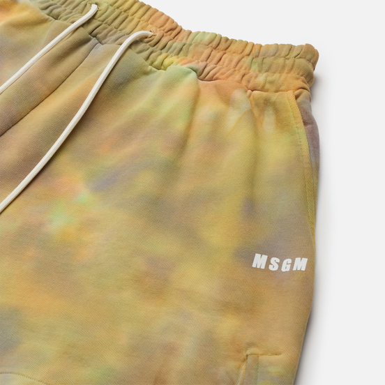 Женские шорты MSGM Tie Dye Multicolor