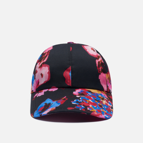 Кепка MSGM Watercolors Macro Flowers Black
