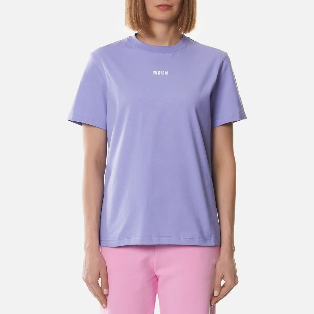 MSGM Женская футболка Micrologo