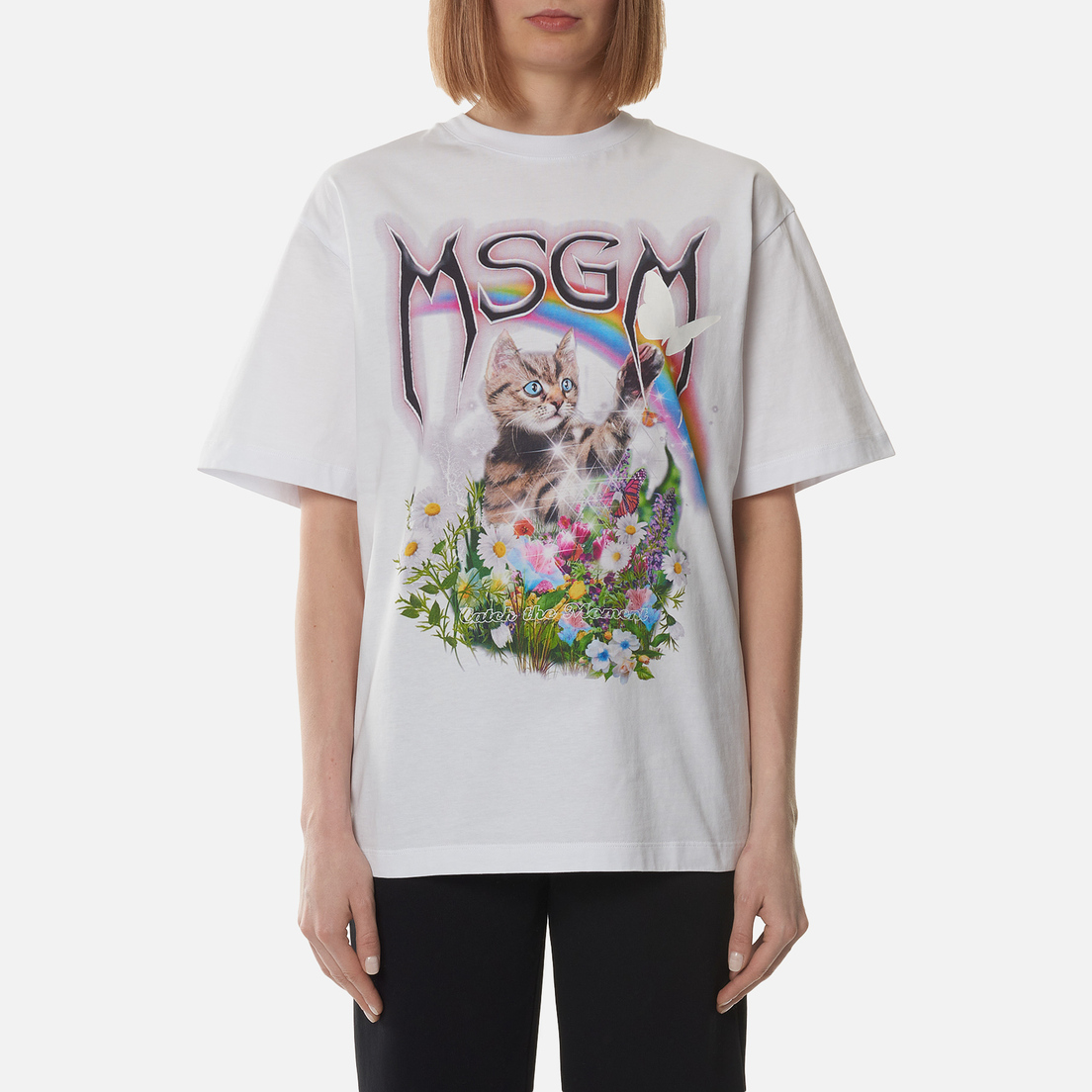 MSGM Женская футболка Time Catching