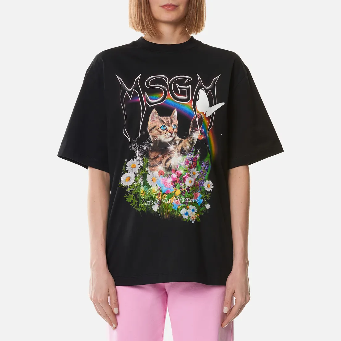 MSGM Женская футболка Time Catching