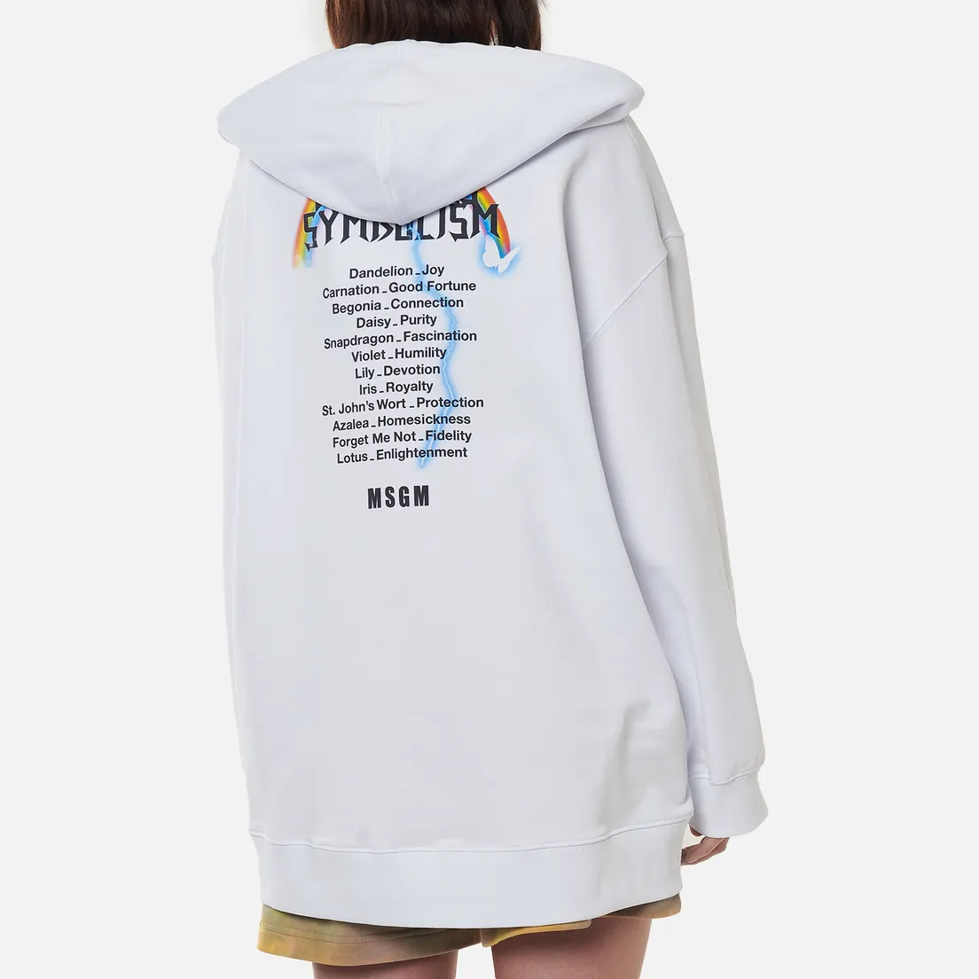 MSGM Женская толстовка Time Catching Hoodie
