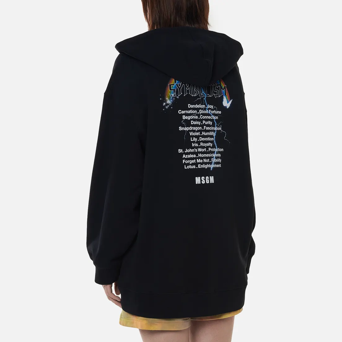 MSGM Женская толстовка Time Catching Hoodie