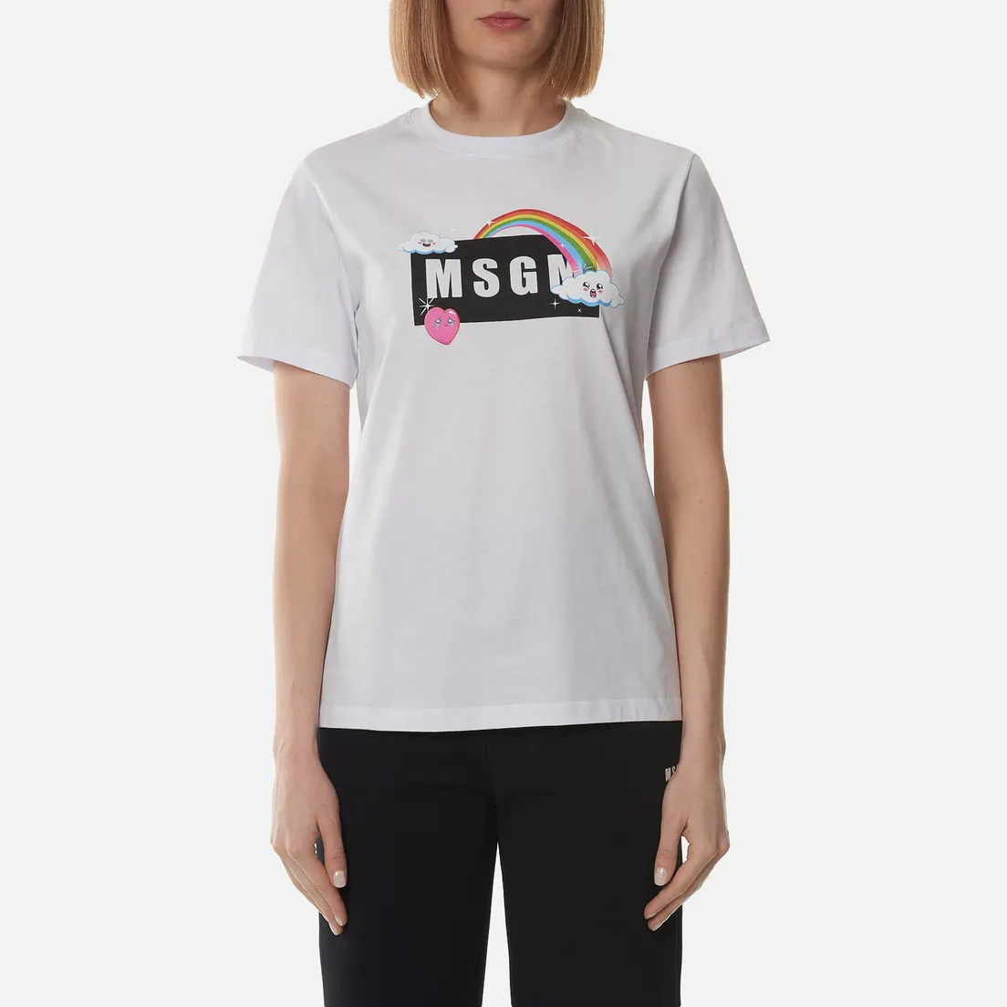 MSGM Женская футболка Cute Logo Box