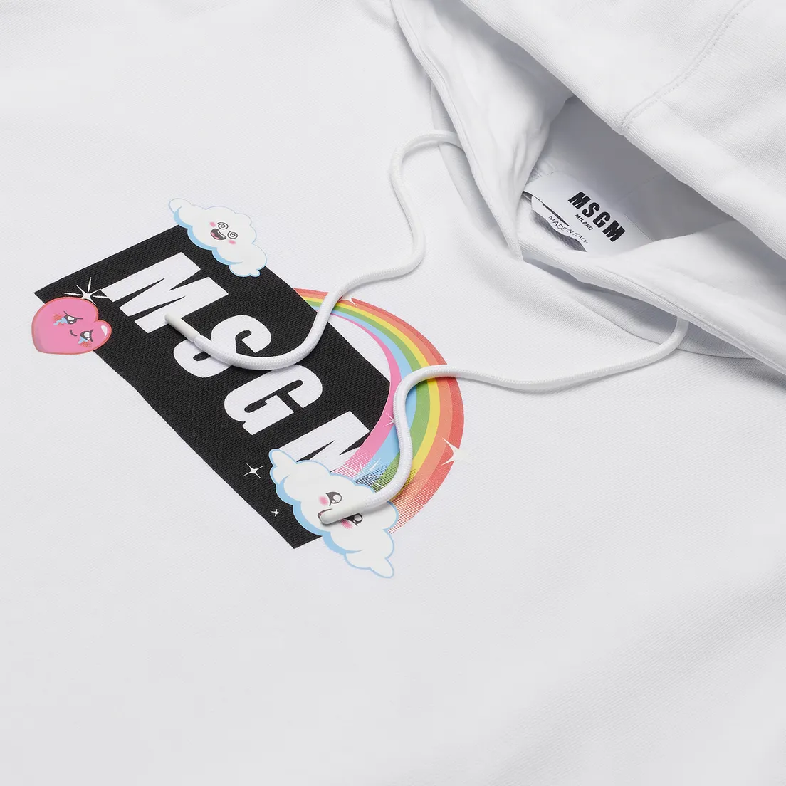 MSGM Женская толстовка Cute Logo Box Hoodie