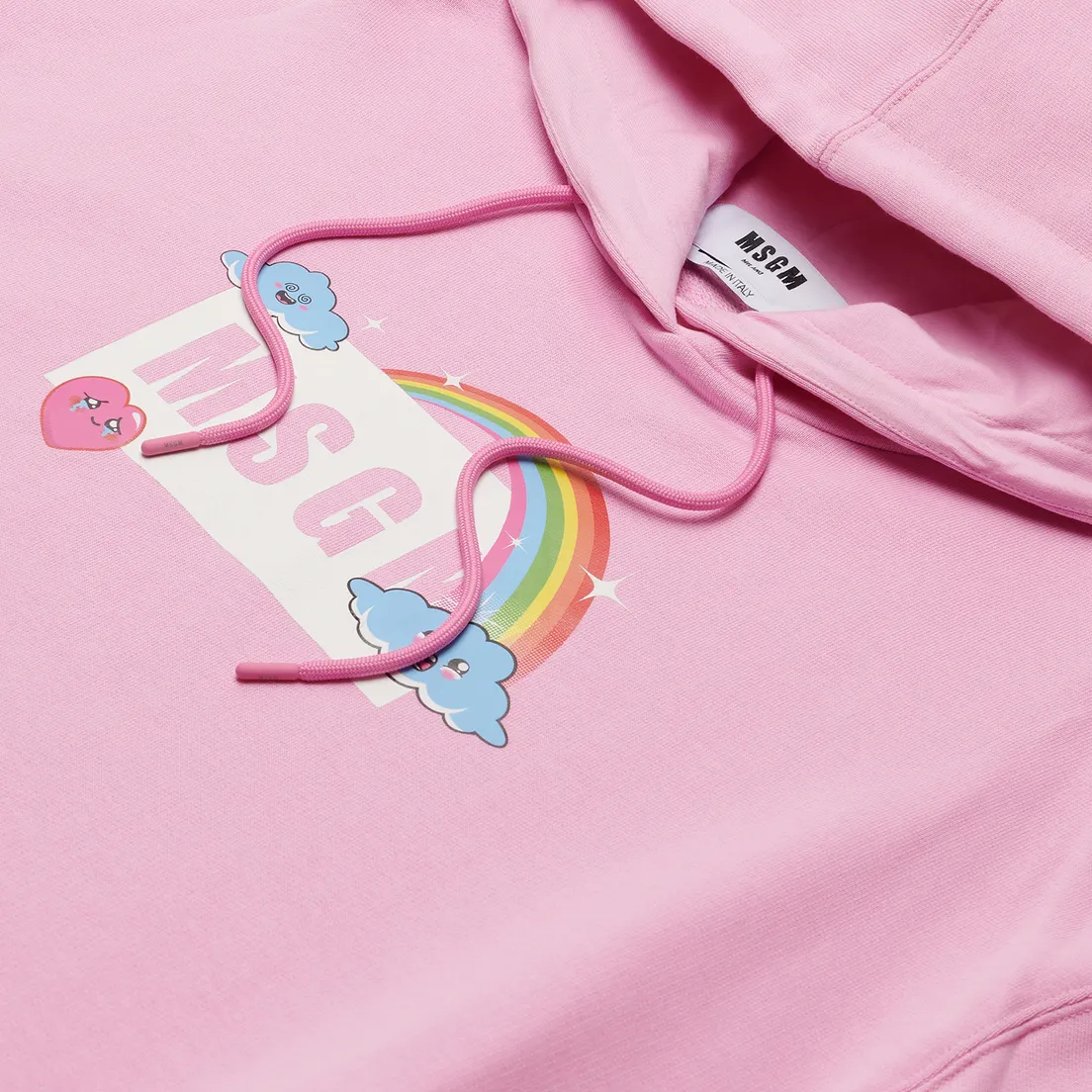 MSGM Женская толстовка Cute Logo Box Hoodie