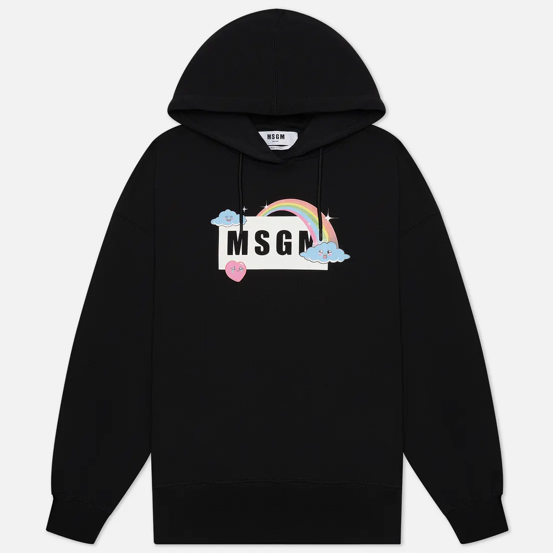 MSGM Женская толстовка Cute Logo Box Hoodie
