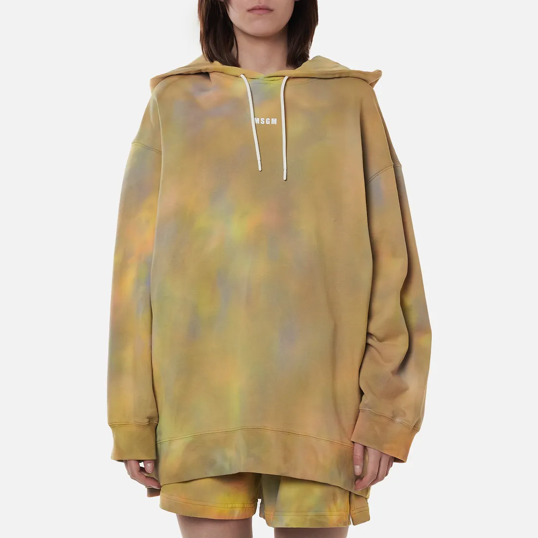 MSGM Женская толстовка Tie Dye Hoodie