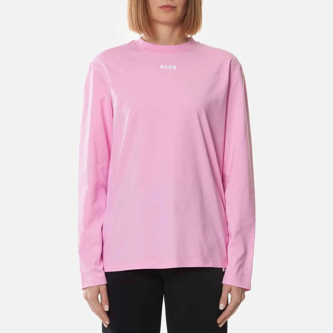 MSGM Женский лонгслив Micrologo