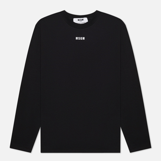 Женский лонгслив MSGM Micrologo Black
