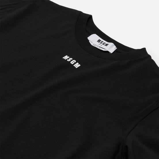 Женский лонгслив MSGM Micrologo Black