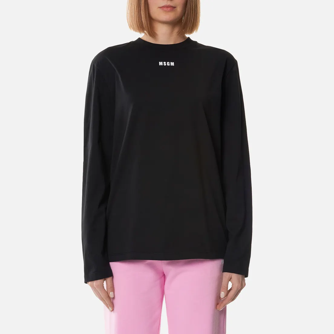 MSGM Женский лонгслив Micrologo