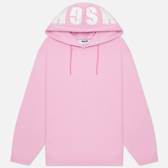 Женская толстовка MSGM Maxilogo Hoodie Pink