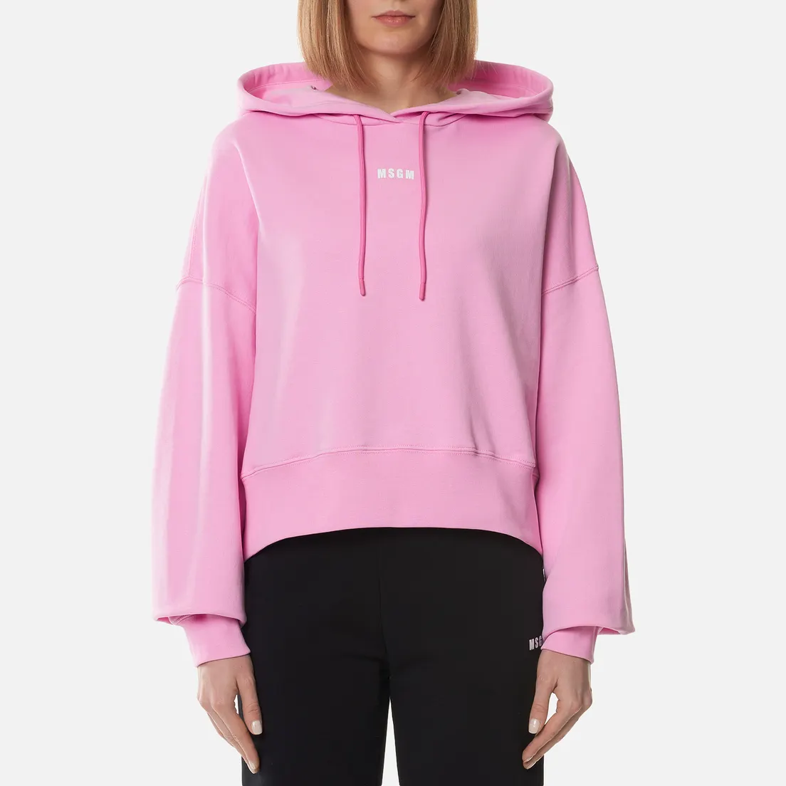 MSGM Женская толстовка Micrologo Hoodie