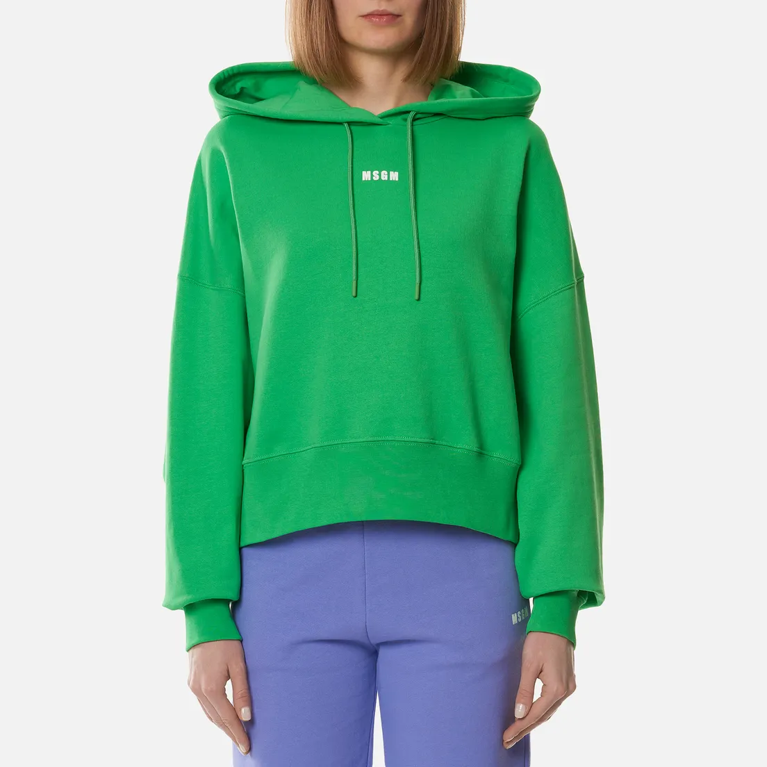 MSGM Женская толстовка Micrologo Hoodie