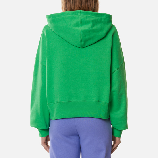 Женская толстовка MSGM Micrologo Hoodie Luminous Green