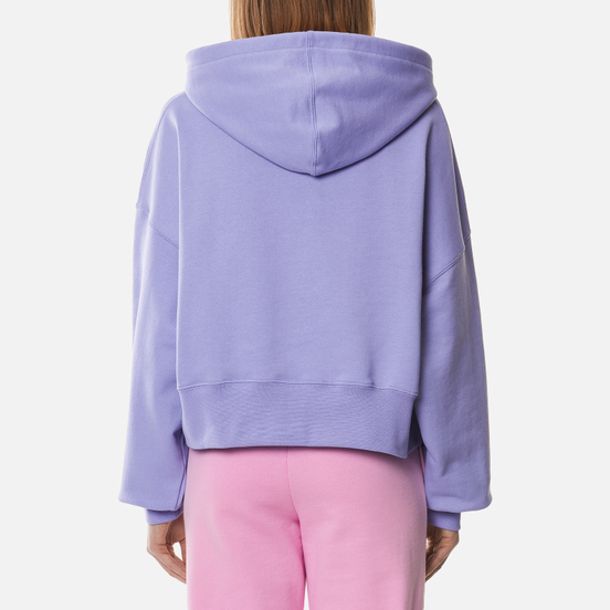 Женская толстовка MSGM Micrologo Hoodie Wisteria