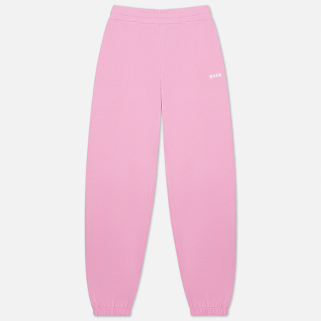 Женские брюки MSGM Micrologo, цвет розовый, размер XS