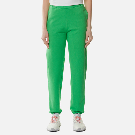 Женские брюки MSGM Micrologo Luminous Green