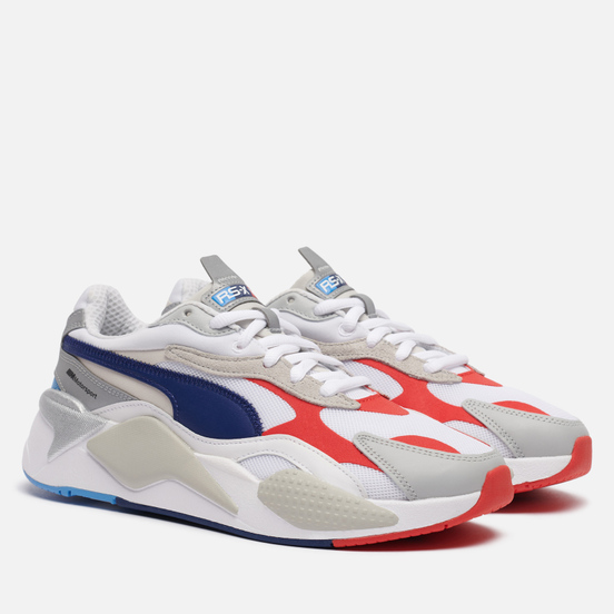 Мужские кроссовки Puma x BMW M Motorsport RS-X3 White/Gray Violet/Marina