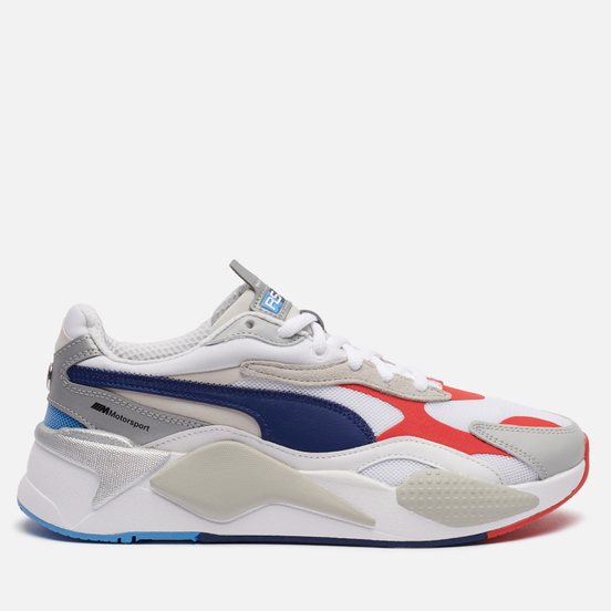 Мужские кроссовки Puma x BMW M Motorsport RS-X3 White/Gray Violet/Marina