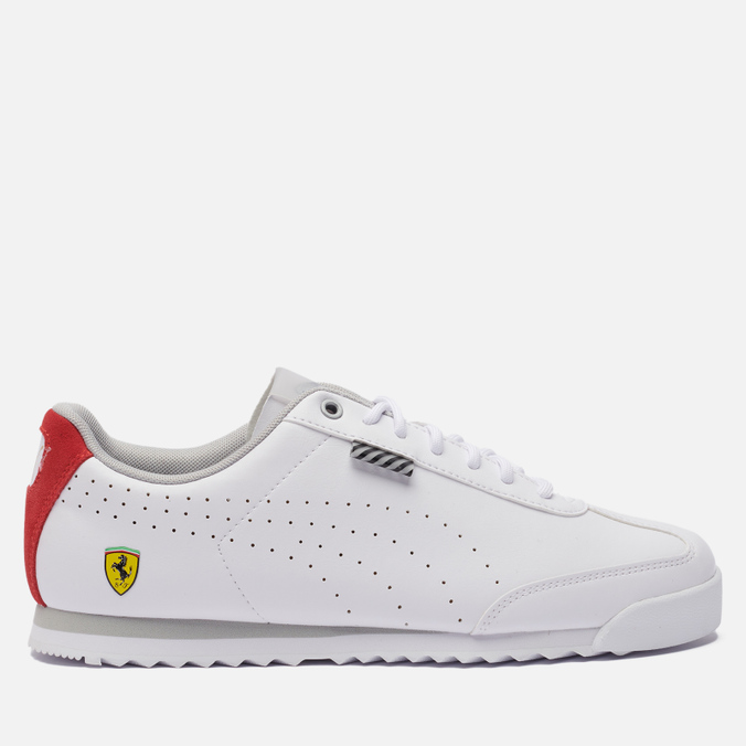Мужские кроссовки Puma, цвет белый, размер 41 307032-02 x Scuderia Ferrari Roma Via Perforated Motorsport - фото 4