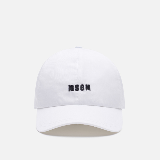 Кепка MSGM Micrologo Basic White/Black