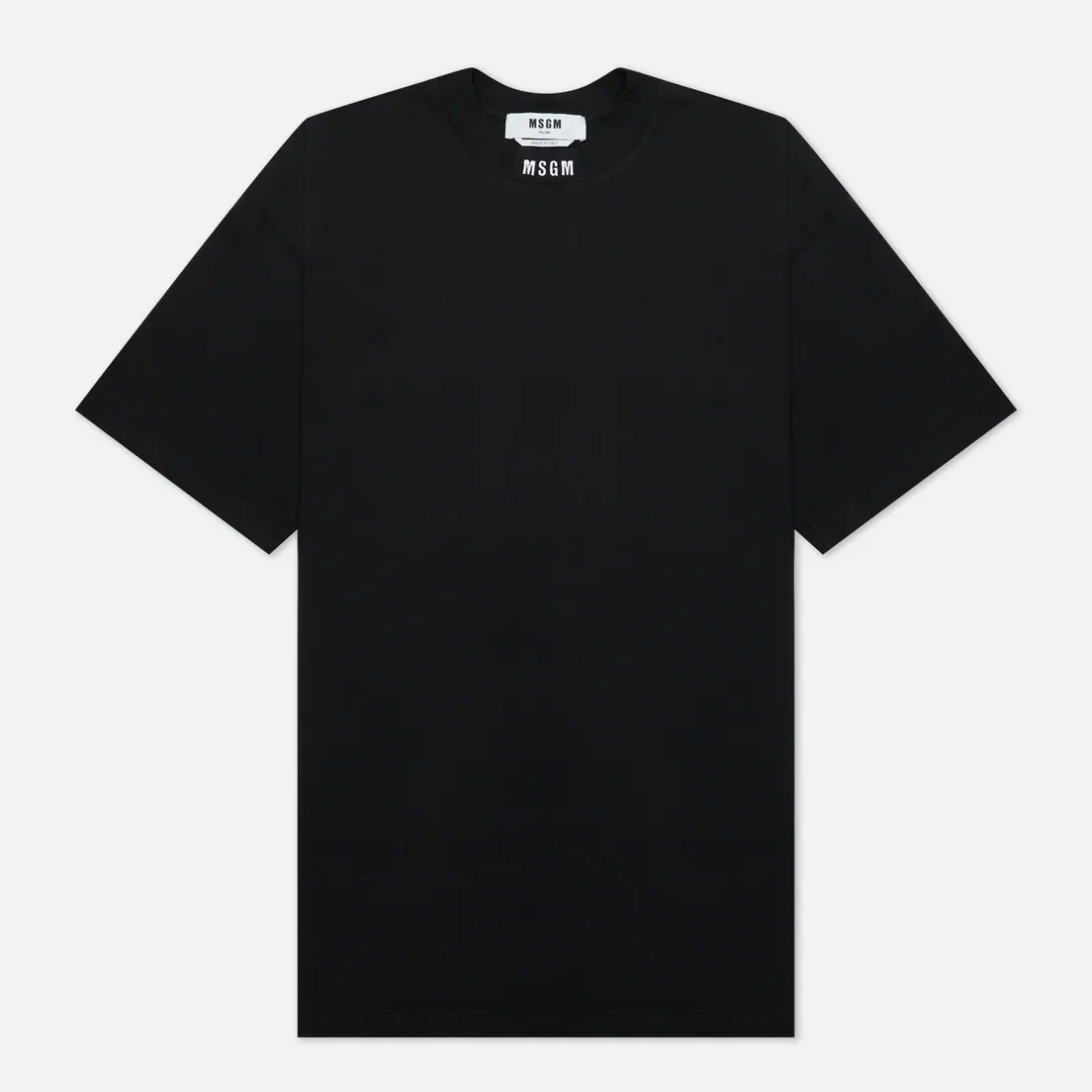 MSGM Мужская футболка Micrologo High Crew Neck