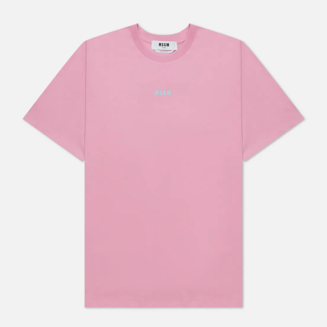 MSGM Мужская футболка Micrologo Seasonal Crew Neck