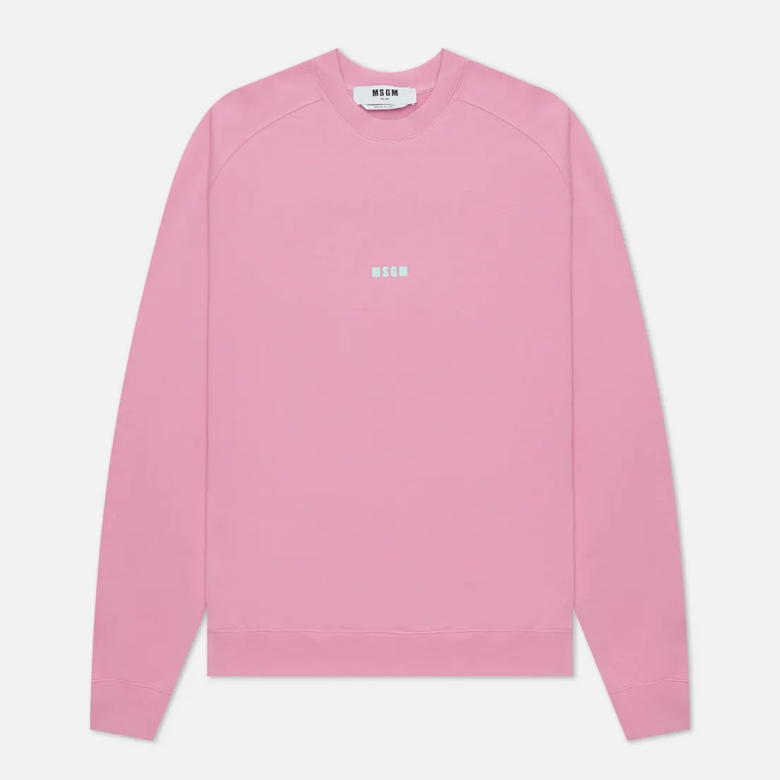 MSGM Мужская толстовка Micrologo Seasonal Crew Neck