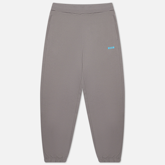 Мужские брюки MSGM Micrologo Seasonal Grey/Blue