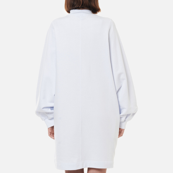 Женское платье MSGM Micrologo Rose Flower Optical White/Black