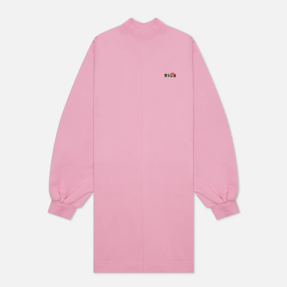 MSGM Женское платье Micrologo Rose Flower