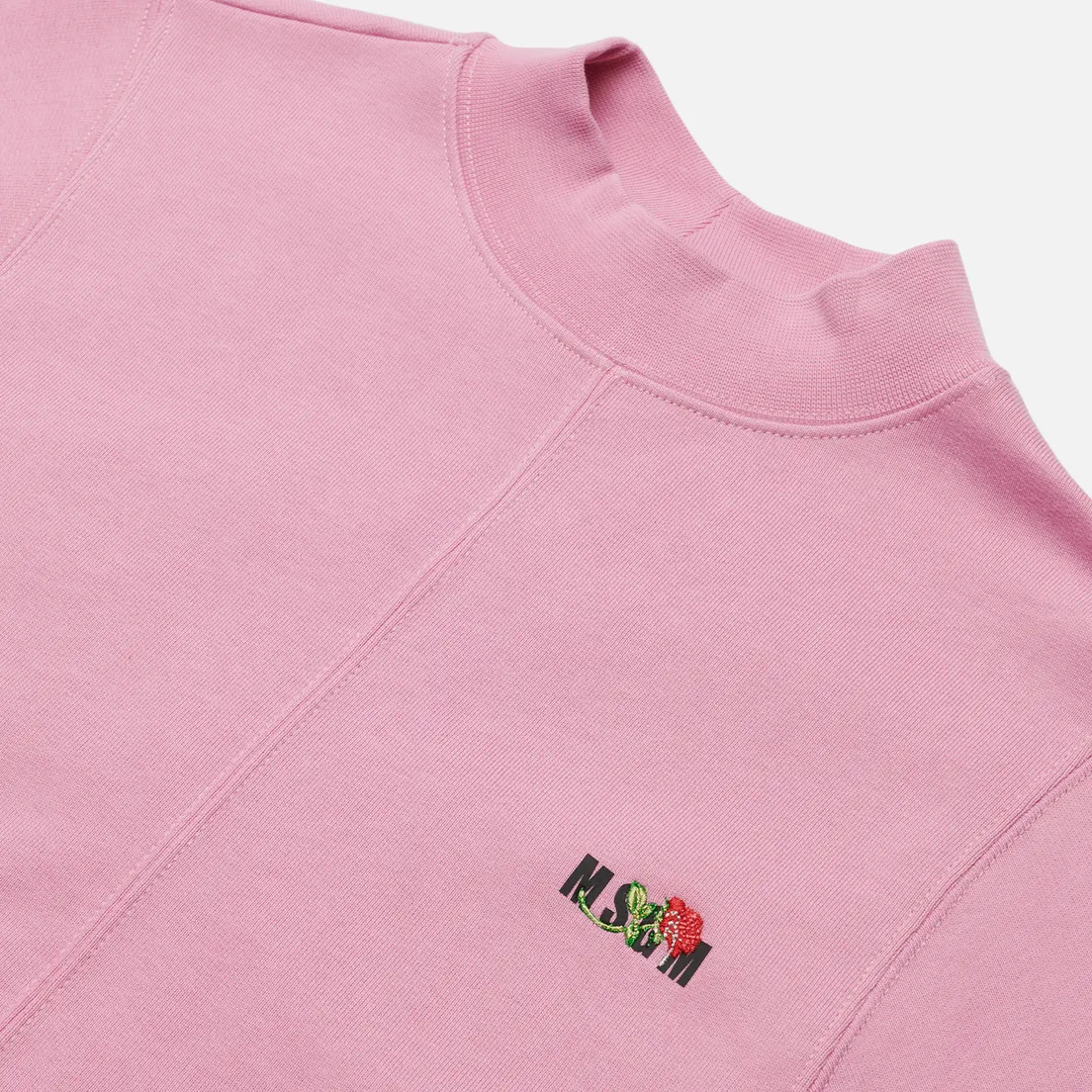 MSGM Женское платье Micrologo Rose Flower