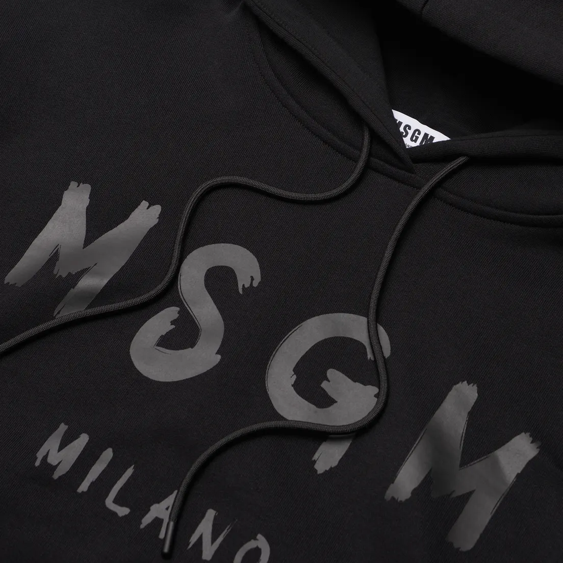 MSGM Женская толстовка Paint Logo Hoodie