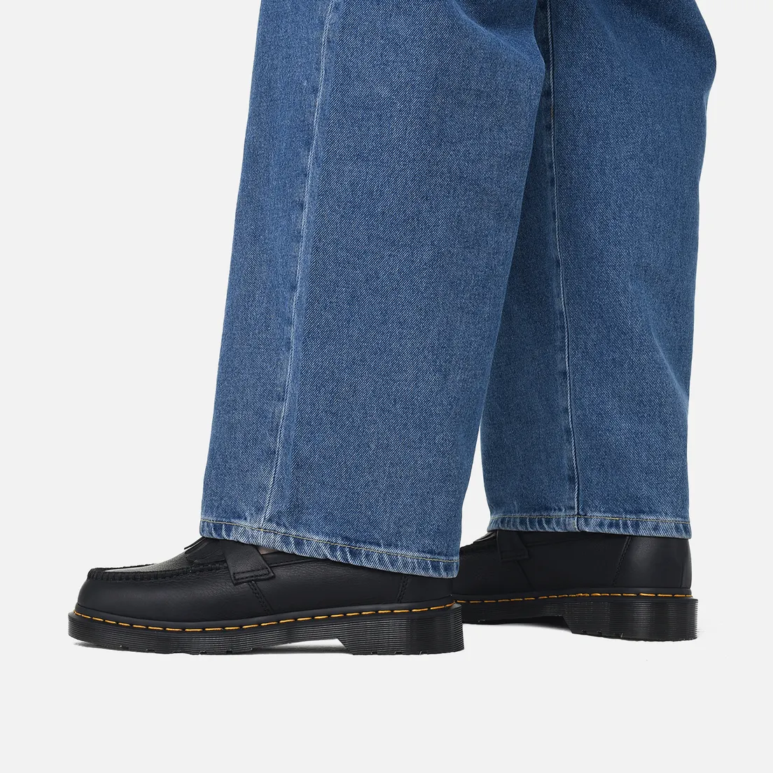 Dr. Martens Мужские ботинки лоферы Adrian Yellow Stitch Ambassador