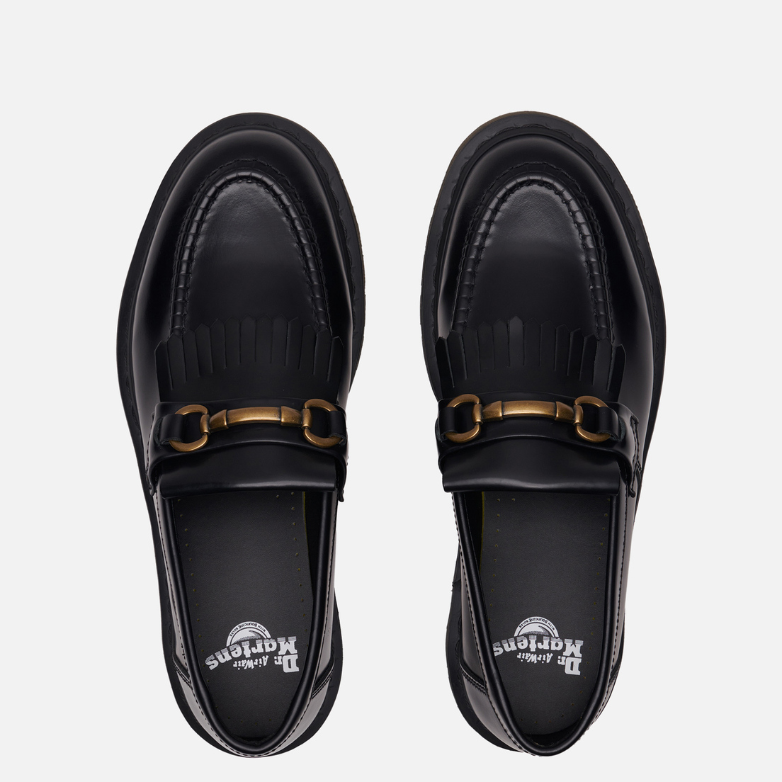Dr. Martens Мужские ботинки лоферы Adrian Snaffle Polished Smooth