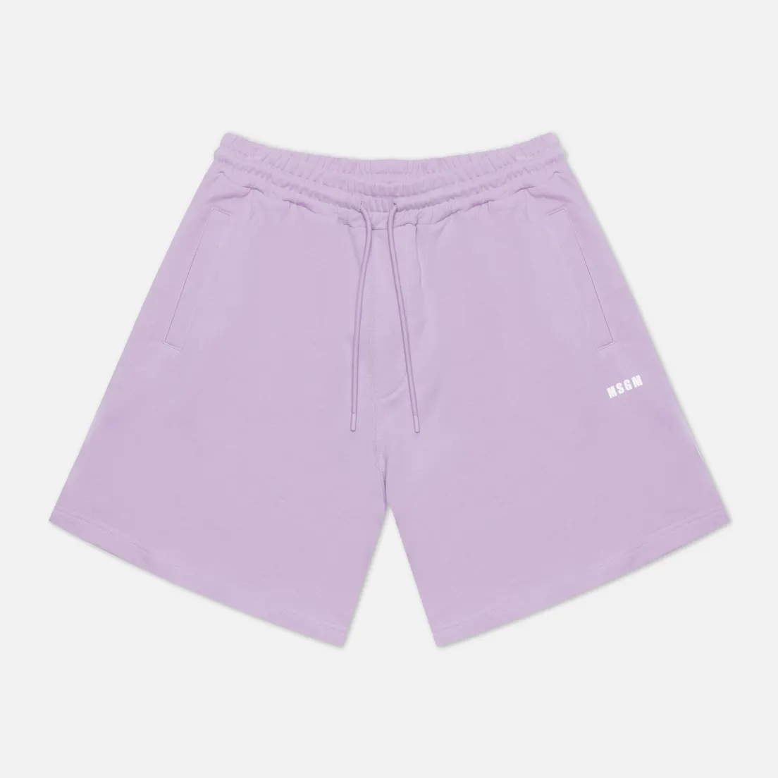 MSGM Мужские шорты Micrologo Seasonal Fleece Bermuda