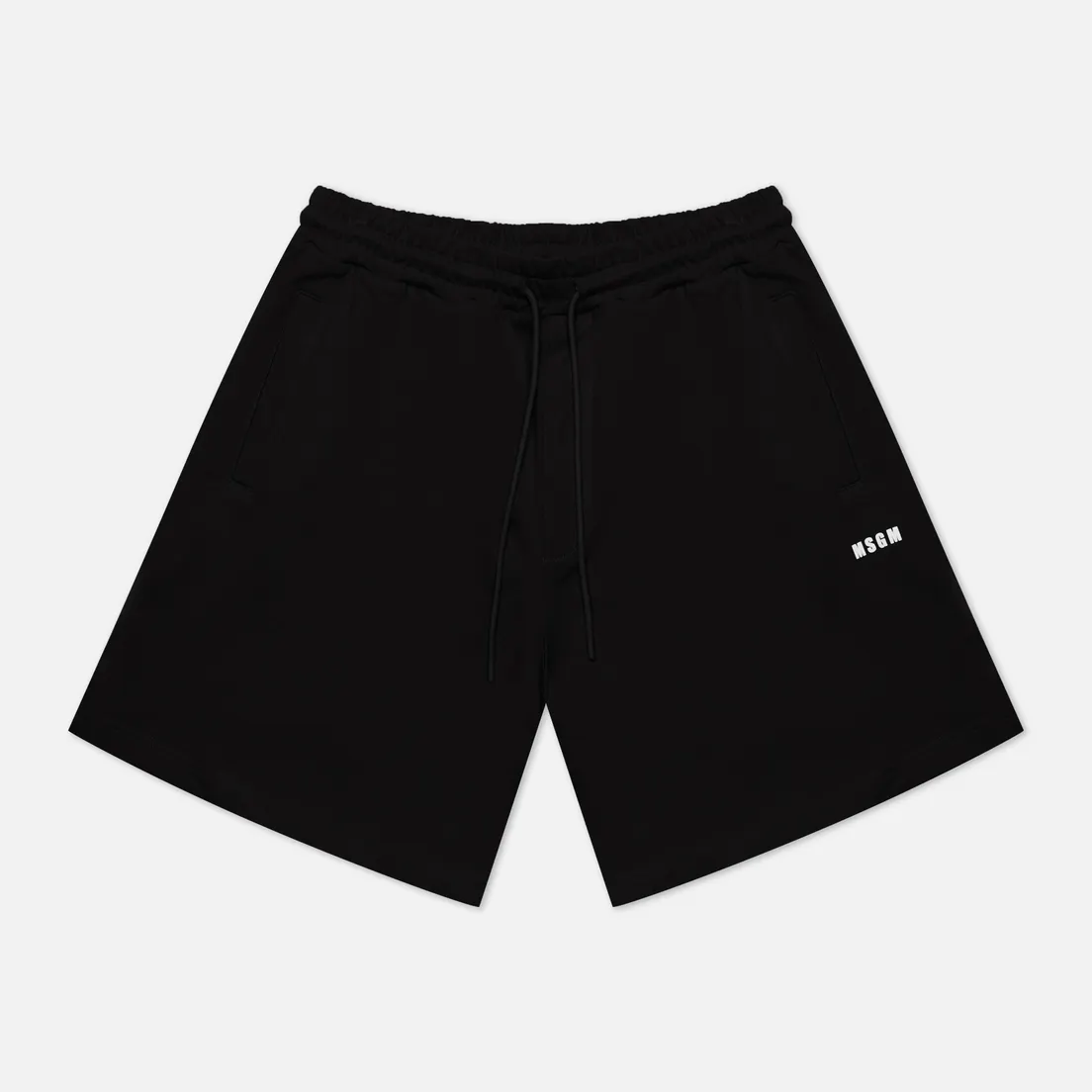 MSGM Мужские шорты Micrologo Seasonal Fleece Bermuda