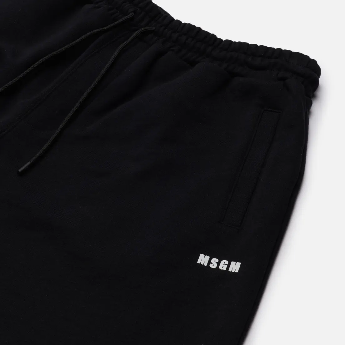 MSGM Мужские шорты Micrologo Seasonal Fleece Bermuda