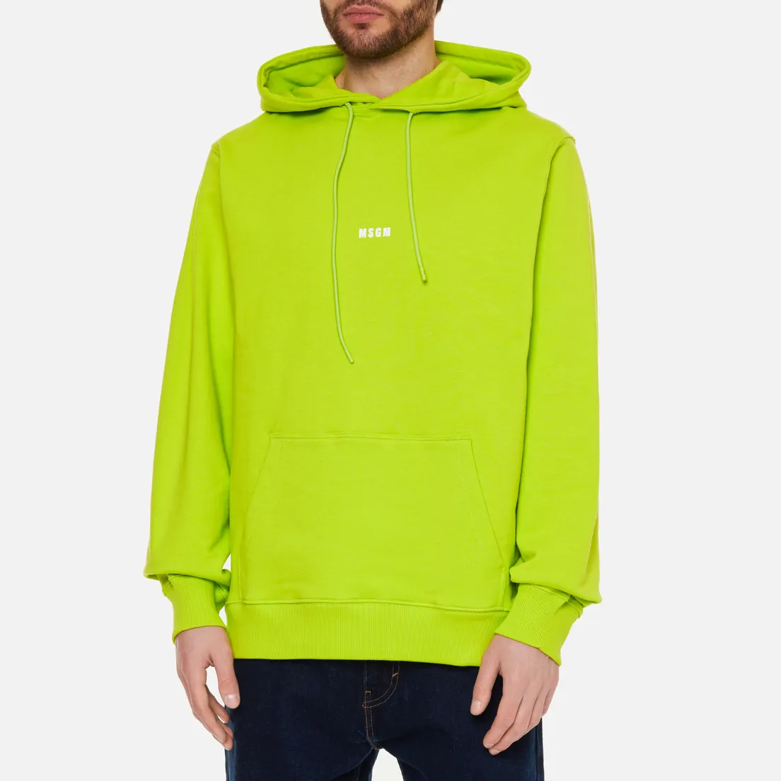 MSGM Мужская толстовка Micrologo Seasonal Hoodie