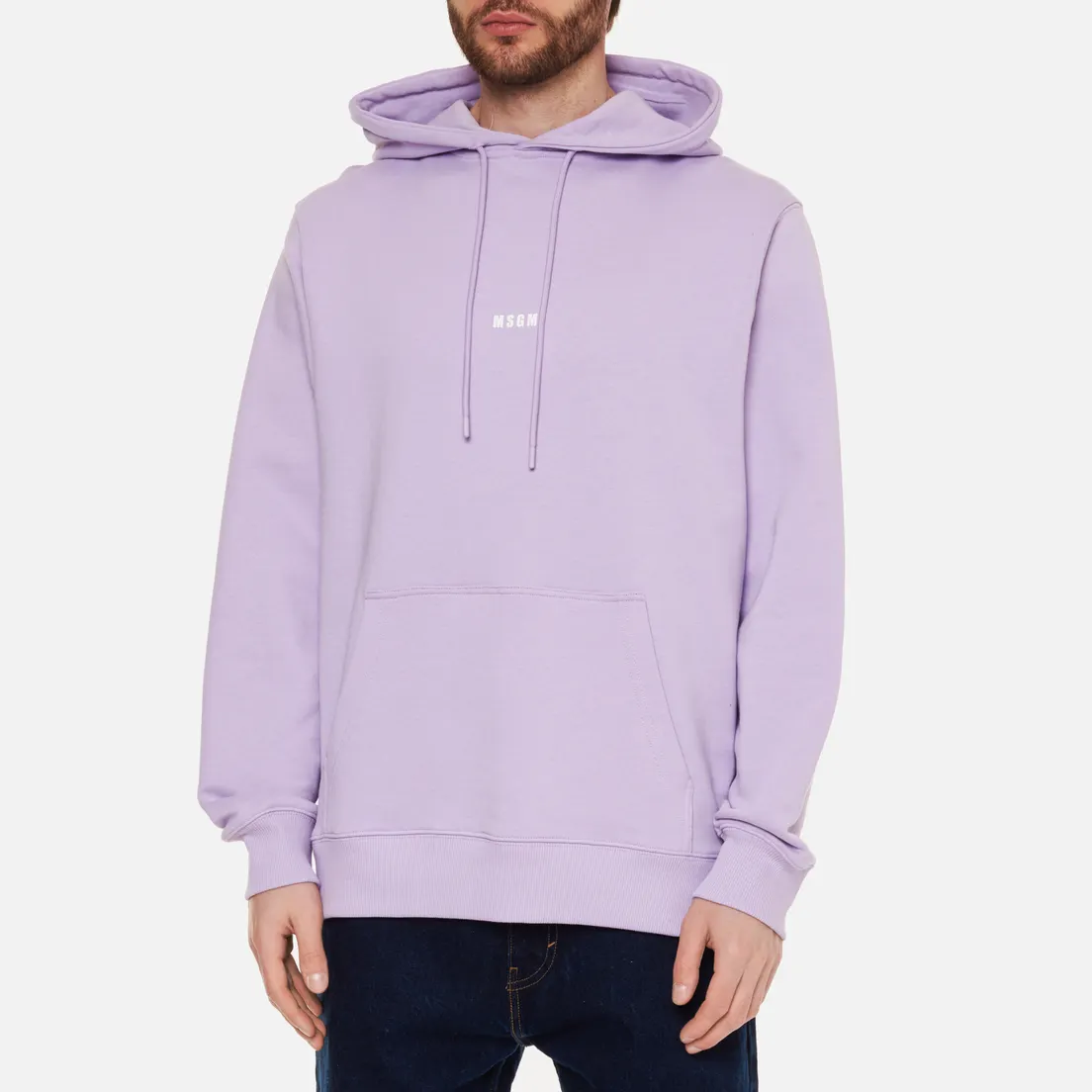 MSGM Мужская толстовка Micrologo Seasonal Hoodie