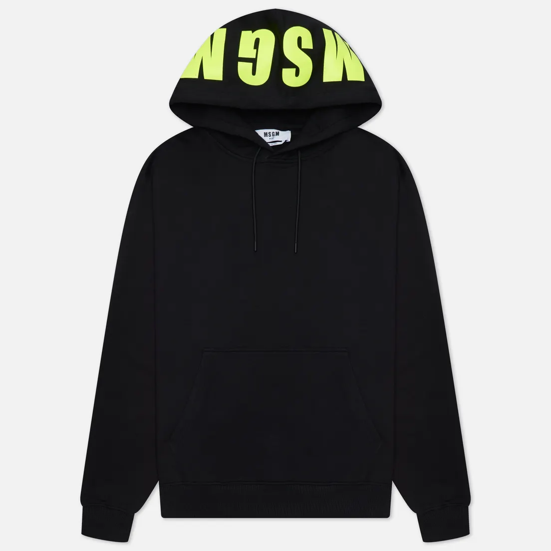 MSGM Мужская толстовка Fluo Maxilogo Seasonal Hoodie