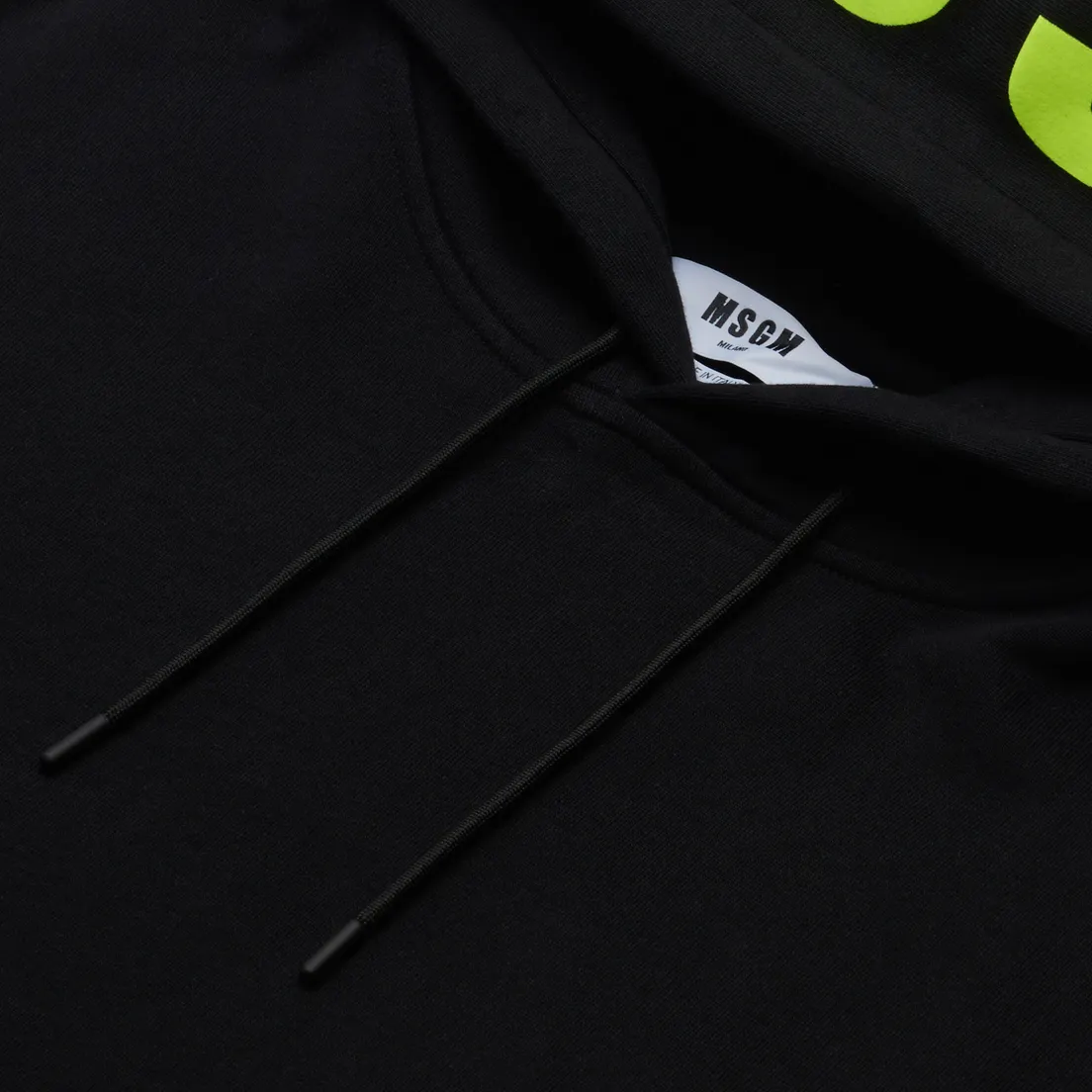 MSGM Мужская толстовка Fluo Maxilogo Seasonal Hoodie