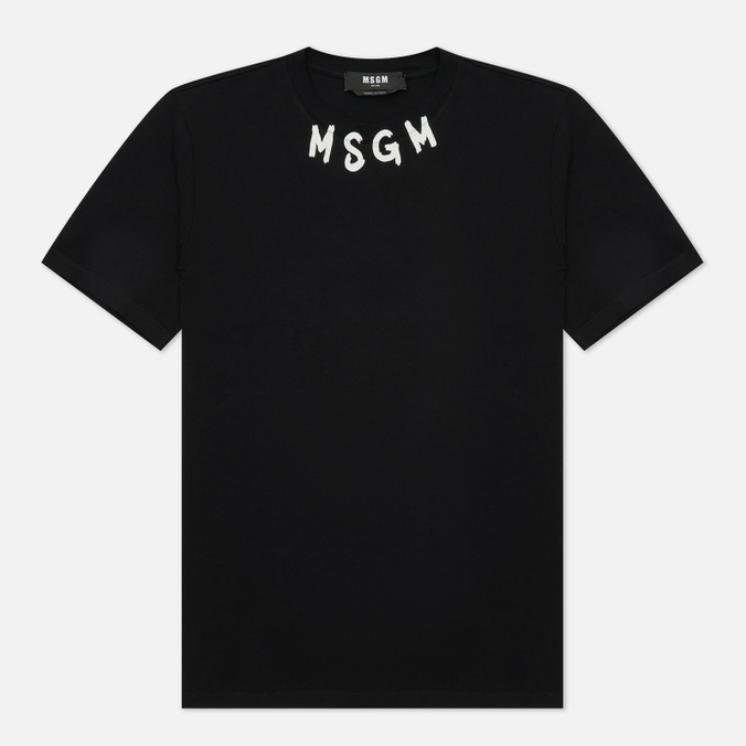 Мужская футболка MSGM, цвет чёрный, размер XL