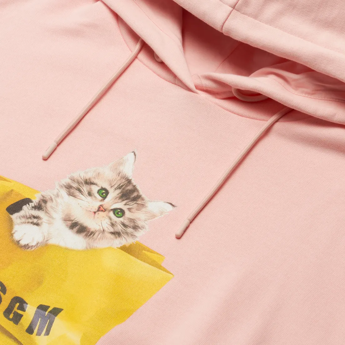 MSGM Женская толстовка Kitten Bag Maxilogo Hoodie