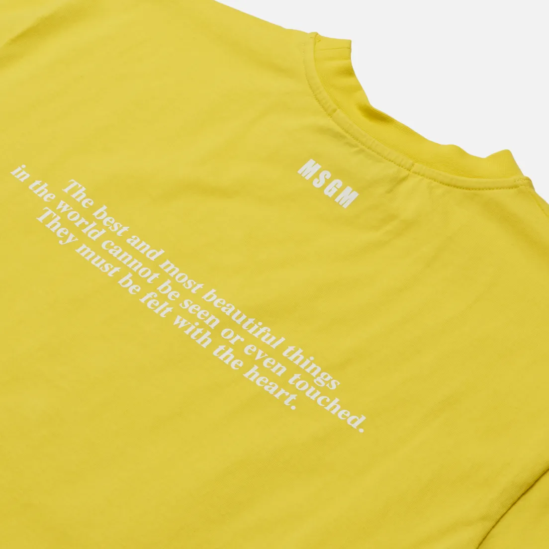 MSGM Женская футболка Love Yourself Crew Neck